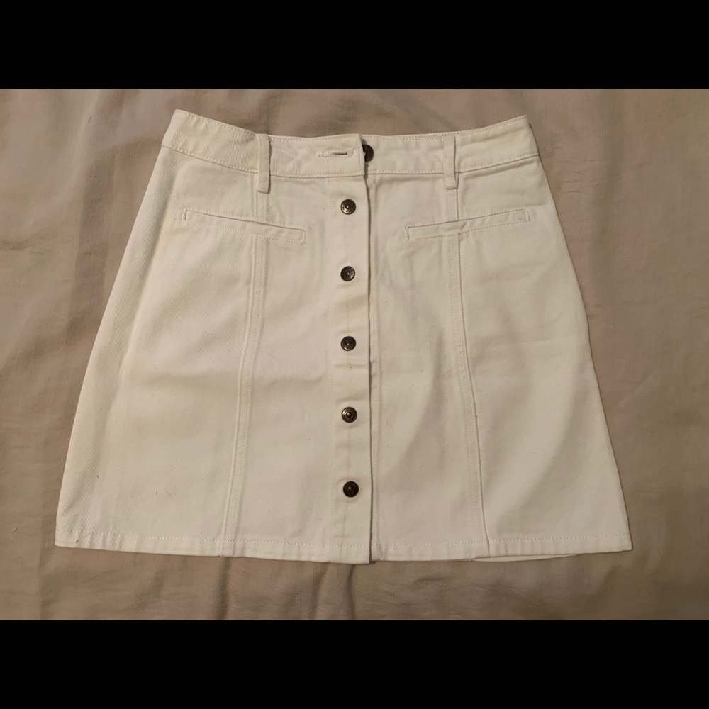 White skirt
